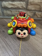 Vtech Crazy Legs Learning Bugs Ladybug Interactive Pull Toy Musical Singing