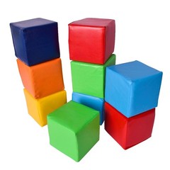 Soft Faux Leather, Multicolor, 9 Pieces, Toddler Toys