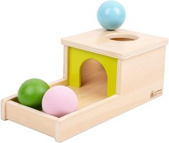 Wooden Toy for 6-12 Month Baby 3 Balls,Sorting and Stacking Colorful Learning Ed