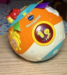 VTech Move And Crawl Ball Electronic Rolling Sounds And LIGHTS WORKS