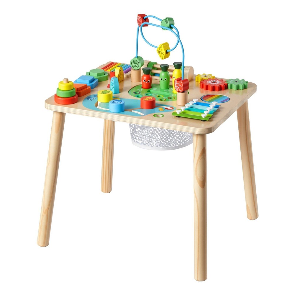 13in1 Wooden Montessori Play Activity Table for Toddlers Ages 1-3 Years