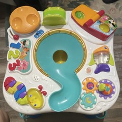 Multicolor Activity Table Toy Numbers & Letters Developmental Hand-Eye Motor