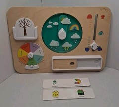 Lovevery Plan Ahead Wooden Weather Board Montessori The Observer Play Kit Learn