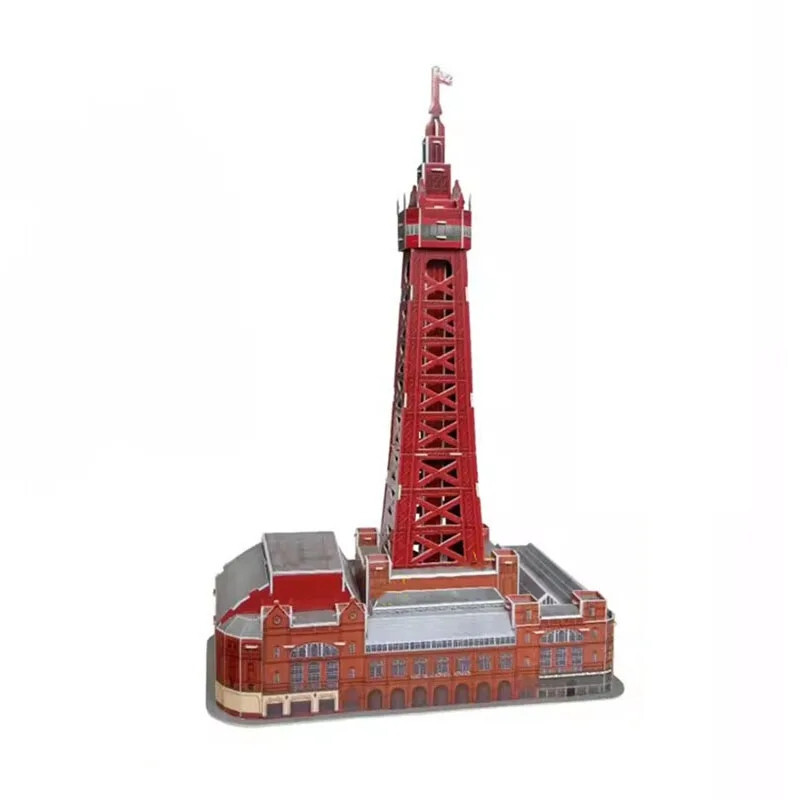 Blackpool Tower 3D Paper Puzzle Building Model Toy Architecture Travel Gift