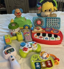 9 Kids And Toddler Interactive Toy Lot – Fisher Price, Vtech, & More