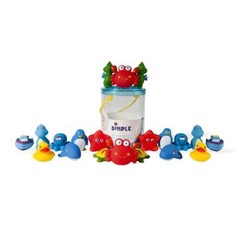 Dimple 20 Floating Bath Squirter Toys for Kids – Sea Animals, Vehicles, & Fun
