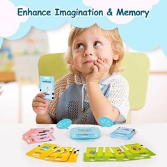Toddler Toys Talking Flashcards 224 Sight Words Pocket Audio Book Machine Gift