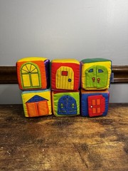 Knock Knock Blocks IQ Baby Soft Toys Stacking Blocks