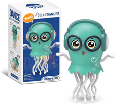Dancing Jellydancer Baby Toy, Crawling Infant Tummy Time Toy,Dancing Loud Music