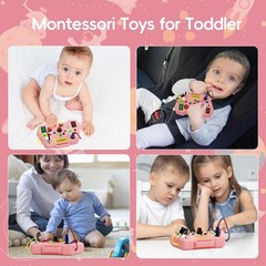 Toddler Busy Board LED Montessori Sensory Toy