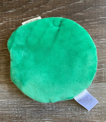 ITSY RITSY Plush Lily Pad Crinkle Sensory Toy with Frog Teether for Baby~Green