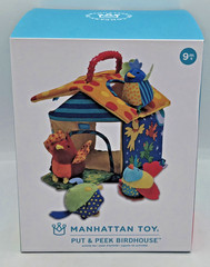 NEW Manhattan Toy Put & Peek Birdhouse Soft Activity Baby Toy FREE SHIP
