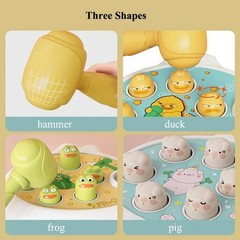 Montessori Baby Hammer Toy Duck Frog Pig Puzzle Educational Toddler Gift USA