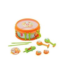 Fisher-Price KFP2136 Musical Band Drum Set, Multicoloured