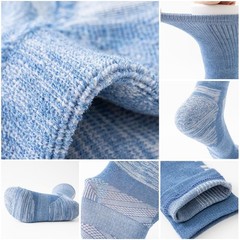 JOYNÉE 6 Pairs Mens Crew Cushion Socks Work Athletic Running Socks Casual B