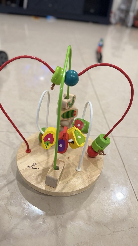 KidKraft Wooden Fruit Activity Toy Multicolor Hand-Eye & Motor Skills