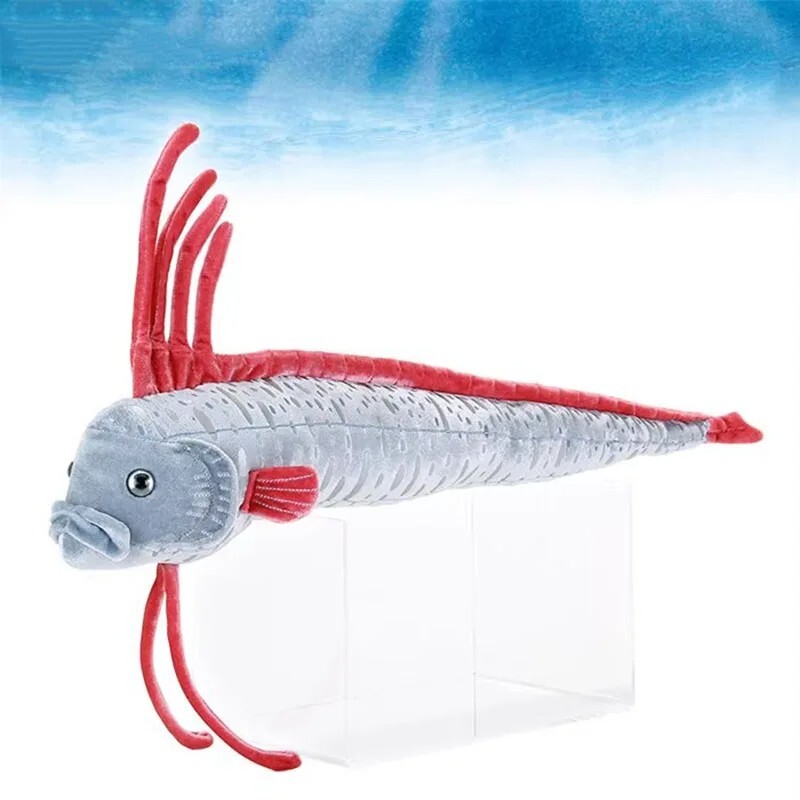 Oarfish Fish Regalecus glesne simulated Sea Animal Soft Stuffed Doll Plush Toy