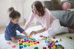 Wooden Alphabet Puzzle for Toddlers Ages 3-5, ABC Learning Toy with Board &
