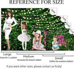 7X5Ft Green Leaves Happy Birthday Backdrop Elegant Greenery Pink Birthday Party