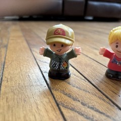 Mattel Fisher Price Little People Fire Truck Lights Up- Works Tested