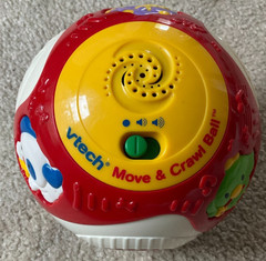 Vtech Move Wiggle and Crawl Musical Light Up Ball SEE VIDEO