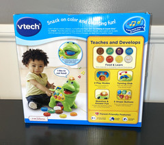 VTech Chomp and Count Dino Interactive Educational Teaching Toy Colors & Foods