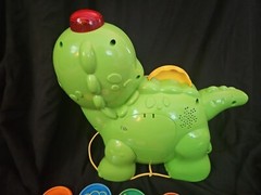 Vtech Chomp and Count Dino Green Infant Toddler Toy – Preowned