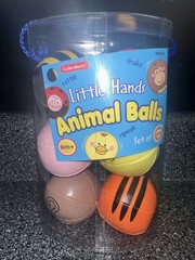 Lakeshore Little Hands Animal Balls Set of 6 Brand New Sealed